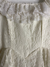 Indlæs billede til gallerivisning Vintage brude kjole