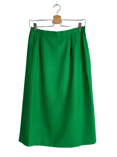 Vintage grøn pencil nederdel
