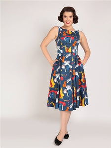 Frances Jazz Swing dress