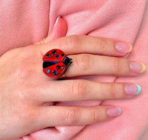 Erstwilder Ladybug ring ( flere størrelser )