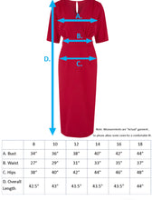Indlæs billede til gallerivisning The “Evelyn&quot; Wiggle Dress in Red
